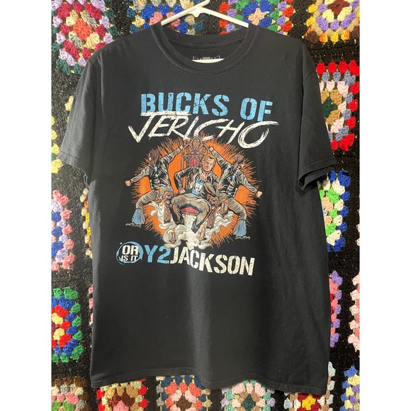 WWE "Bucks of Jericho" Wrestling Pro Wrestling Tee Large - Picture 1 of 3